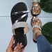 2024 Summer Women's With Shiny Rhinestones, One-Strap Flat , European And American Style, Large Size With Shiny Rhinestones_vogvips.com