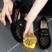 Genuine Mesh 2025 New Hollow Thin Sandals Summer Flat Soft Sole Loafers Low Heel Leather Shoes_vogvips.com