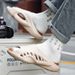 New Stylish Men Beach Slides Shoes Outdoor Comfortable Summer Male Casual Slippers Soft Non-slip Massage Sport EVA Slippers 2516_vogvips.com