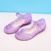 Cross-Border Summer Frozen Snowy Adventure Elsa Girls Princess Cinderella Crystal Shoes Children's High Sandals_vogvips.com