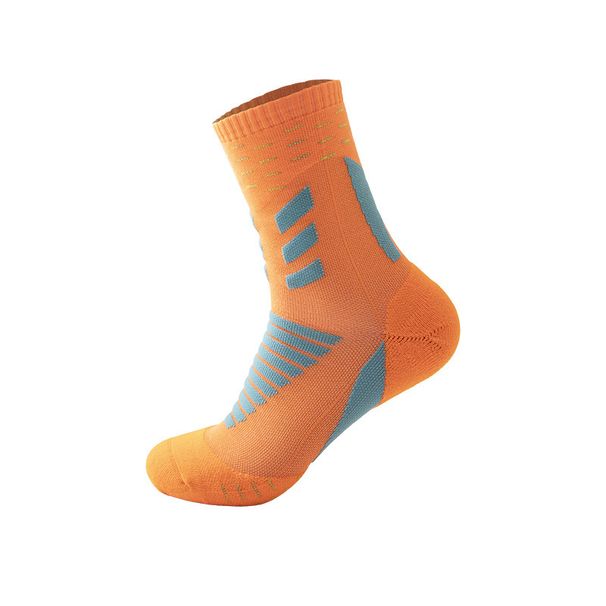 Shoe Accessories Men's Socks, Breathable Sweat Absorbent Towel Bottom Sports Socks, Trendy Basketball Socks, Socks For Men, Mid Tube_vogvips.com