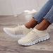 Large 2025 Spring Autumn New Women's Breathable Soft Bottom Comfortable Sports And Leisure Shoes For Women_vogvips.com