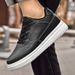 Invisible Inner Heightening Board Shoes Thick-soled Little White Shoes Muffin Shoes Low-top Cowhide Surface Sports Shoes Casual Shoes_vogvips.com