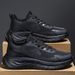 New Men's Mesh Breathable, Lightweight, Stylish, Versatile Sneakers, Running Commuter Business Light Luxury Shoes,_vogvips.com