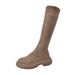 Suede Long 2024 Autumn Winter New Over-the-Knee High Fleece Lined Stretch Riding Boots For Women_vogvips.com