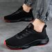 Leisure Sports Men's And Women's Breathable Mesh Couple Running Shoes Fashion Sneakers_vogvips.com