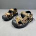 Men's Made Of Genuine Leather Summer Cowhide Beach Shoes, 2025 New Model, Suitable For Driving And Wearing Outside With_vogvips.com