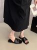 Cross-border Flat Sandals With Pleated Soft Leather, Women's Summer Outdoor Casual Vacation Style, Beautiful And_vogvips.com