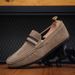 Euro Step Slip-On Lazy Fashion Round Toe Large Size Men's Loafers Casual Shoes_vogvips.com