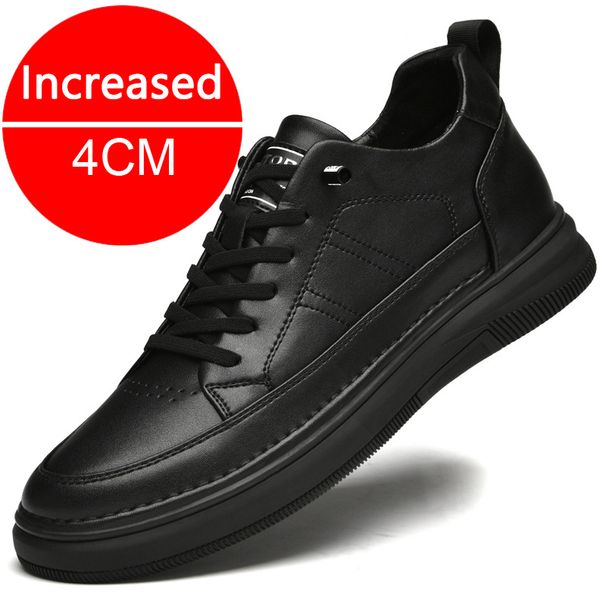 Spring Autumn Men's Inner Heightening Shoes Leather Sports Casual Shoes Invisible Height Increasing Shoes Men Sport Elevator 8CM_vogvips.com