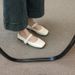 Low Heel Square Head Mary Jane Shoes Belt Buckle Spring And Autumn Flat Bottom Rivets Small Leather Shoes One-word Buckle Belt Single Shoes_vogvips.com