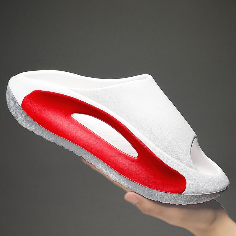 Summer Slippers For Men Non Slip And Deodorant Shit Stepping Coconut Wear Resistant Thick Soled Flip Flops Trendy Summer Shoes_vogvips.com