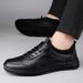 Casual Leather Shoes Men's Sports Shoes Casual Shoes Elastic Band Lazy Men's Shoes_vogvips.com