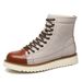Leather Martin Boots Men's High-top Ami Kaji Short-face Boots Men's Retro Medium-top Men's Shoes_vogvips.com