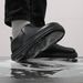 European Warm Series Casual Men's Waterproof Oil-Proof Non-Slip Leather Soft Sole Lightweight Driving Slip-On Hands-Free Chef Shoes_vogvips.com