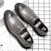 Bean Men's Fashion, British Style, One Foot Lazy, Loafers, Business Formal, Breathable Casual Leather Shoes, 9715-D_vogvips.com