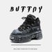 Locomotive Wind Tooling Boots Platform Shoes Heavy Metal Punk Boots Martin Boots_vogvips.com