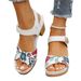 plus-size High-heeled Women, Summer New Model, Velcro Strap, And Style, One-strap_vogvips.com