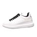 CombiQueen Men's White Leather Sneakers Casual Sports Shoes Violent Bear Brand Genuine Leather Couple's Versatile Footwear for Spring And Autumn_vogvips.com