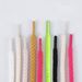 Shoe Accessories rope cotton shoelaces wholesale women's suitable black and white beige rose red men's round shoelace_vogvips.com