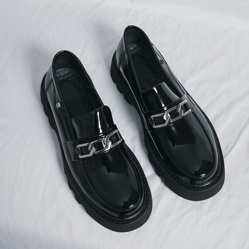 New Fashion Genuine Leather Tassel Business Casual Loafer Shoes For Men Black Business Formal Leather Shoes For Daily Office Casual Men's Shoes For Dr_vogvips.com