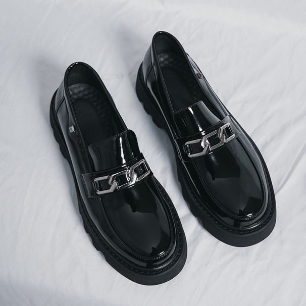 New Fashion Genuine Leather Tassel Business Casual Loafer Shoes For Men Black Business Formal Leather Shoes For Daily Office Casual Men's Shoes For Dr_vogvips.com