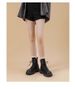 Big Yellow Boots Women 25 New Retro Spring And Autumn Martin Boots Motorcycle Ankle Boots_vogvips.com