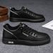 Men's Casual Slip-On Sneakers - Breathable Lightweight Round-Toe Shoes For Spring Summer Fall (White, Black, Beige)_vogvips.com