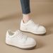 The Bottom Of The Thick White Shoe Women Sneakers New Spring 2026 Han Edition Joker Student Movement Leisure Shoes Dirty Shoes_vogvips.com