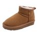 Winter New Children's Snow Boots Men's And Women's Genuine Leather Warm Non Slip Fashion Cowhide Large, Medium And Small Children's Shoes 25-36_vogvips.com