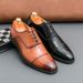 Plus Size Men's Business Leather Spring Autumn British Formal Office Groom Wedding Oxford Shoes Versatile_vogvips.com