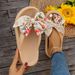 Summer Women Comfort Flip-Flop Leopard Bow Soft Thick-Soled Cloud Slippers Travel Vacation Beach Shoes New Women Sandals_vogvips.com