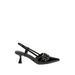 Large Size Fashion Pointed Shallow Mouth Metal Rivet Side Empty Sexy Bun Head Back Empty Low Heel Sandals For Women_vogvips.com