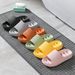 Home Bathroom Slippers Water Leakage Hollow Thick Sole Women Summer Home Deodorant Anti-Slip Bathing Men Lightweight_vogvips.com