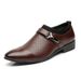 Spring 2024 New Leather Shoes Men's Business Dress Large Size Shoes Fashion Baita Cross-border Casual Men's Shoes Trendy_vogvips.com