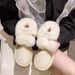 Snow 2023 New Style Furry Cute Slip-On Cotton With Fleece Lining Thickened Warm Short Boots Baita Women's Shoes_vogvips.com