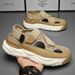 Men’s Shoes Men's sandals for summer outdoor sports, non slip and wear resistant, drivers driving to work, men's outdoor wading beach slippers_vogvips.com