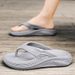 Men's Orthopedic Fashion Couples Beach Flip Flop Summer Outdoor Soft Sandals With Arch Support Bathroom Slides_vogvips.com