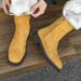 Retro Thick-soled Heightening Anti-velvet Leather Tooling Boots Niche Design Outdoor Martin Boots Men's Boots_vogvips.com