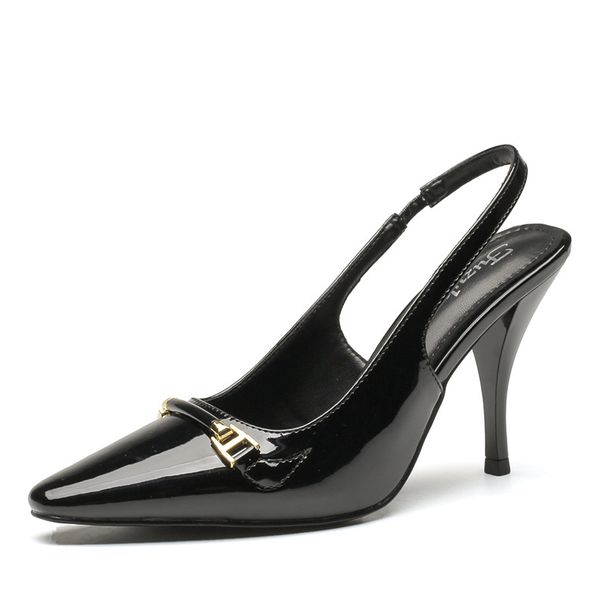 Park Chae-young Rose Same Patent Leather High Heels Women 2025 New Model Royal Sister Queen Style Big Brand Alternative_vogvips.com