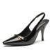 Park Chae-young Rose Same Patent Leather High Heels Women 2025 New Model Royal Sister Queen Style Big Brand Alternative_vogvips.com