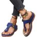 Women's Shoes Women's Sandals Large Size Spring And Summer New Fashion Wedge Heel Flip Flops Outdoor Beach Slippers Women's Shoes_vogvips.com