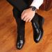 New Formal Three-Point Toe Leather Slip-On Business Casual Three-Pointed Breathable Lace-Up Men's Shoes A_vogvips.com