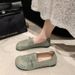 2025 New Summer Mom Sandals Comfortable Soft Hollow Leather Middle Aged And Elderly Women's Shoes Flat Bottom_vogvips.com
