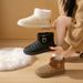Classic Velvet High-top Cotton Boots Female Student Tide Warm Casual Cotton Shoes_vogvips.com