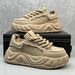 2025s Men's 2024 Autumn New Thick-Soled Loafers Height-Increasing Dad Shoes Fashion Casual Sneakers Trendy_vogvips.com