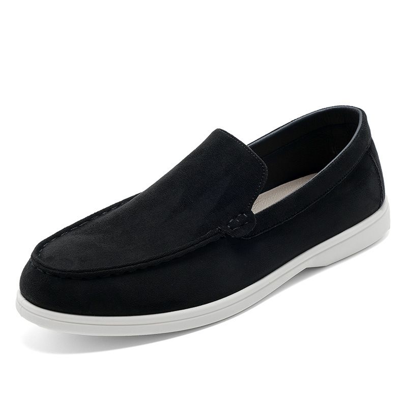 Slip-on Popular Cross-border Suede Loafers, Soft-soled, Lightweight And Comfortable Men's Shoes, Available For_vogvips.com