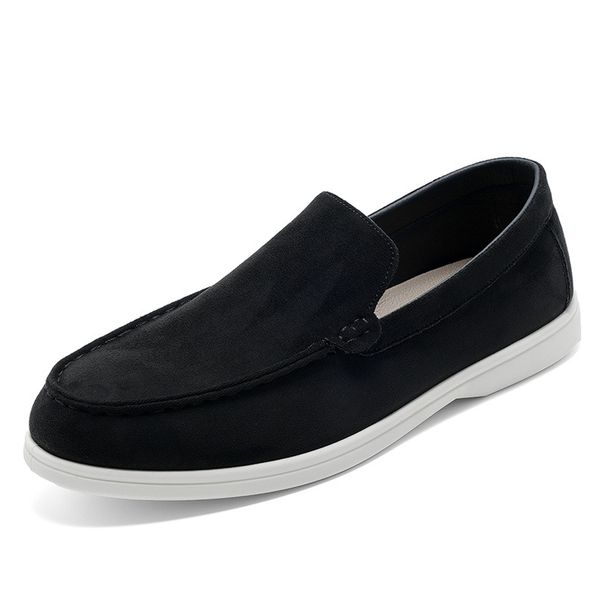 Slip-on Popular Cross-border Suede Loafers, Soft-soled, Lightweight And Comfortable Men's Shoes, Available For_vogvips.com