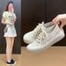 Little White Shoes Female And Female Students Leisure Sports Versatile One Pedal Street Shooting_vogvips.com