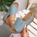 Wedge-heeled European And American Fashion Open-toe Sandals, Lightweight Beach, In-stock Women's Wedge-heeled_vogvips.com